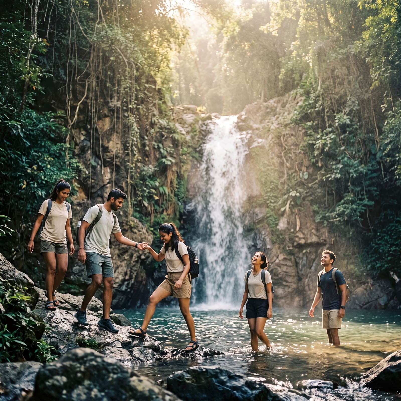 JUNGLE TREK · HIDDEN WATERFALL